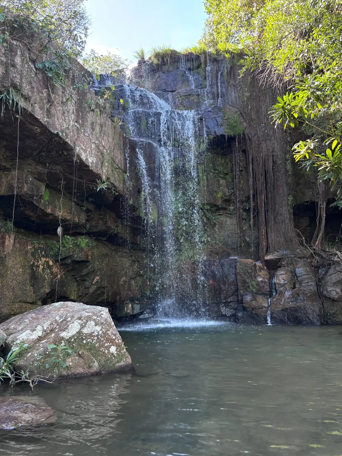 Cachoeira no Sítio Serra Verde